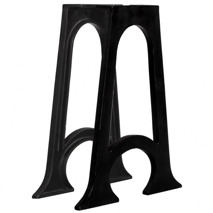 Pacote de pernas de mesa com estrutura A 72x61 cm Vida XL