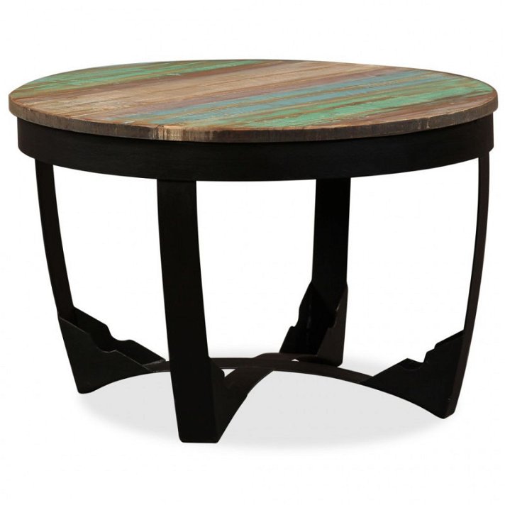 Tavolino di legno riciclato 60x40 cm Vida XL