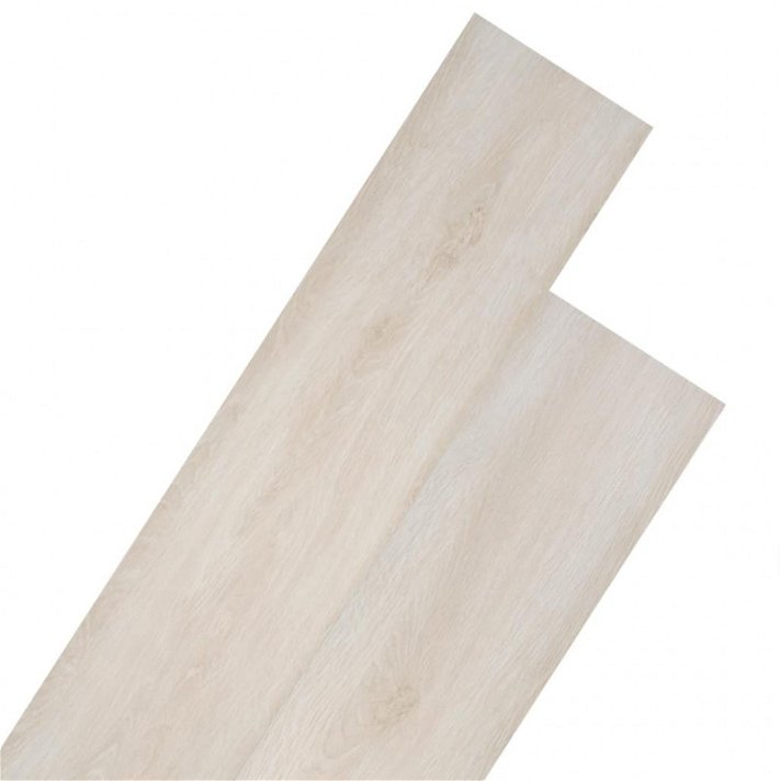 Ensemble de planches autoadhésives en PVC de 2 mm avec finition chêne classique blanc Vida XL