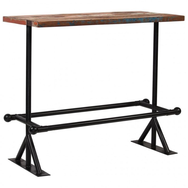 Tavolo alto rettangolare in legno riciclato Vida XL