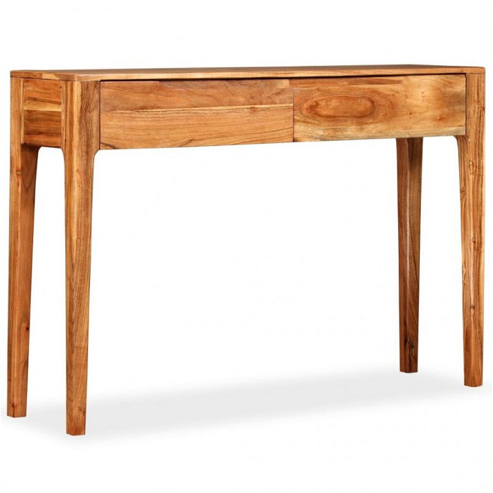 Tavolo consolle in legno di acacia verniciato VidaXL