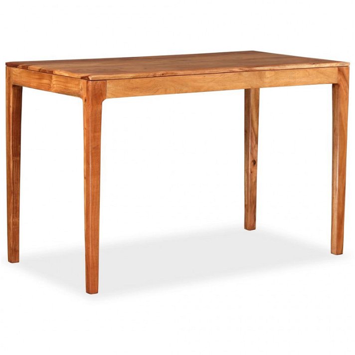 Mesa de jantar de madeira maciça 118x60x76 cm Vida XL