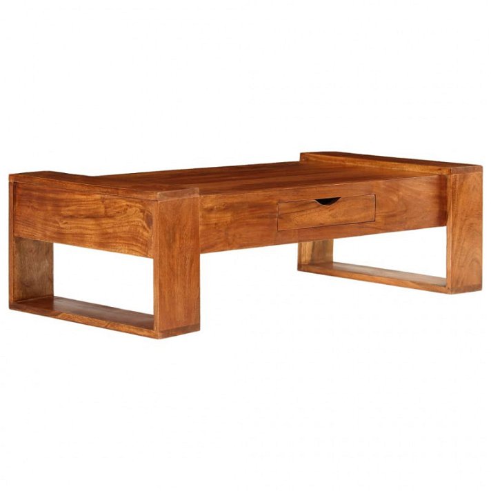 Mesa robusta de madeira de acácia Vida XL