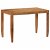 Mesa de comedor de madera maciza de acacia 120x60x78 cm marrón Vida XL
