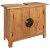 Mueble base de baño de madera reciclada pino 70x63 cm negra Vida XL