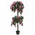 Planta artificial de tipo azalea con maceta incluida y de 155 cm verde y rosa Vida XL