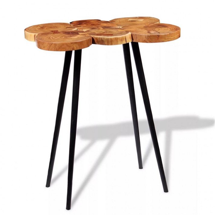 Tavolo da bar in legno di acacia Vida XL
