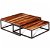 Pack de mesas apilables madera sheesham Vida XL