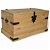 Coffre de rangement fabriqué en bois de pin mexicain de couleur marron de 91x47 cm VidaXL