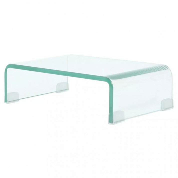 Soporte para TV de 40 cm transparente fabricado en vidrio templado resistente Vida XL