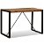 Mesa rectangular de madera reciclada y acero Vida XL