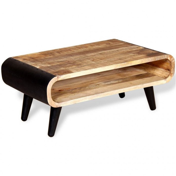 Table d'appoint en bois de manguier Vida XL