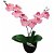 Planta artificial tipo orquídea con macetero y de 30 cm de alto con flores rosas Vida XL