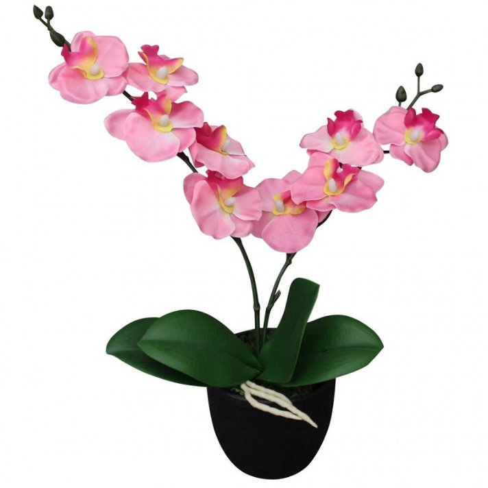 Orquídea artificial de orquídea coneflower 30cm rosa Vida XL