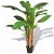Árbol artificial bananero con macetero color verde 175 cm VidaXL