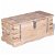Arca de madeira de acácia 90x40x40 cm Vida XL
