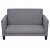 Sofá cama multifuncional 135x70x83.5cm estructura de acero y tela gris claro Vida XL