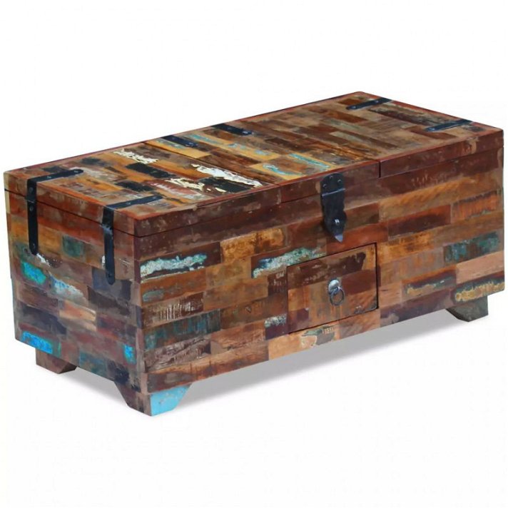 Tavolino in legno riciclato Vida XL