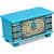 Baúl de madera de mango 80x45 cm azul Vida XL