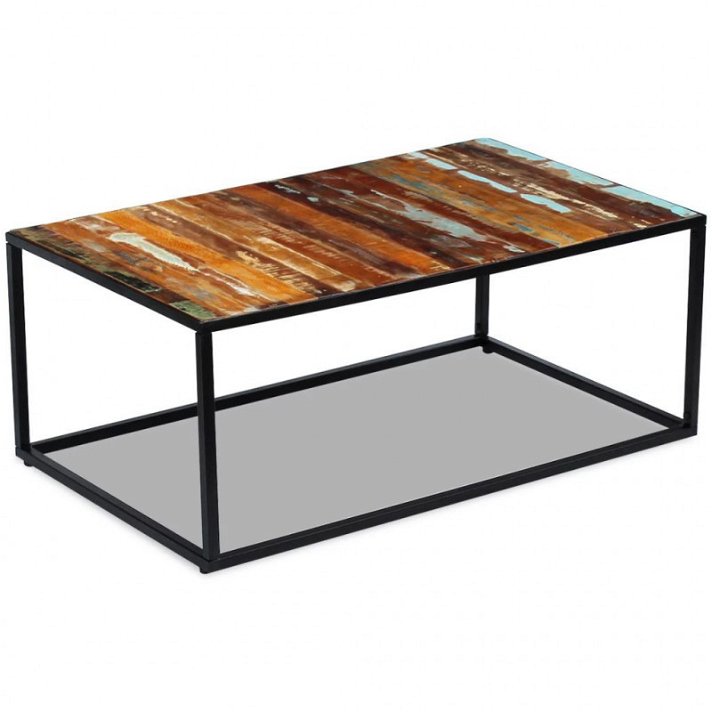 Tavolino retro in legno riciclato Vida XL