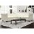 Sofá de Chesterfield de 5 plazas en L con tapicería de cuero artificial y estructura de madera color blanco Vida XL