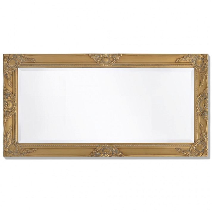 Espejo con marco estilo barroco dorado VidaXL