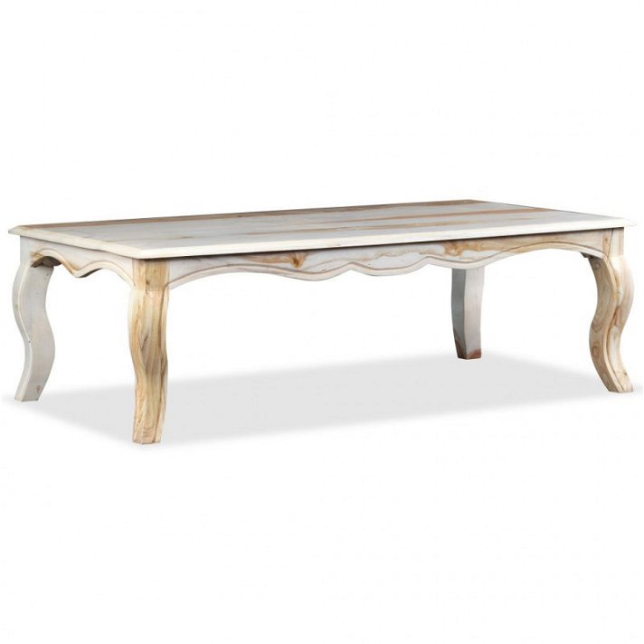 Mesa complementaria de madera sheesham Vida XL