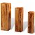 Conjunto 3 unidades de soportes para plantas hechos de madera maciza de palisandro marrón Vida XL