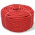 Cuerda marina de 250 m hecha en polipropileno con un acabado en color rojo Vida XL