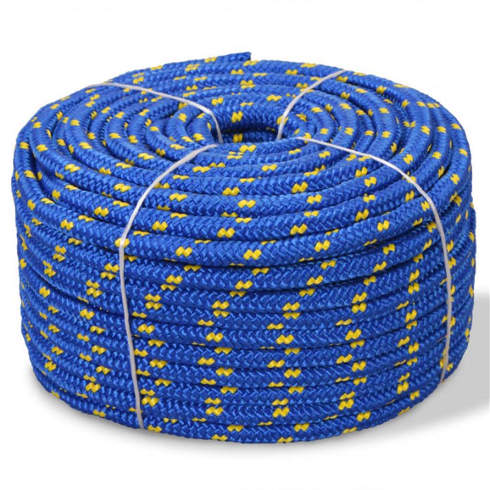Cuerda marina de polipropileno 16mm azul Vida XL