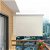 Store latéral de balcon multifonctionnel 180x200 cm crème Vida XL