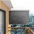 Store latéral de balcon multifonctionnel 180x200 cm gris Vida XL