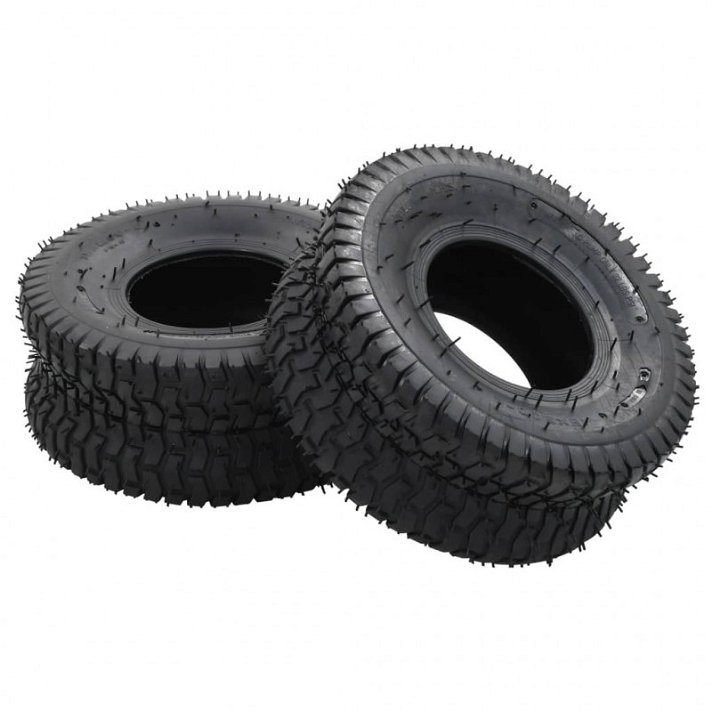 Neumáticos para carretilla 2 unidades caucho 15x6.00-6 4PR Vida XL