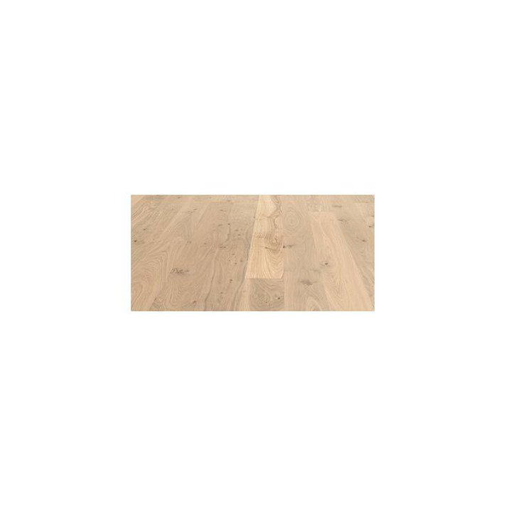 Pavimento de madera natural con lamas de 220 cm de acabado roble blanco luz Universal Pm HARO
