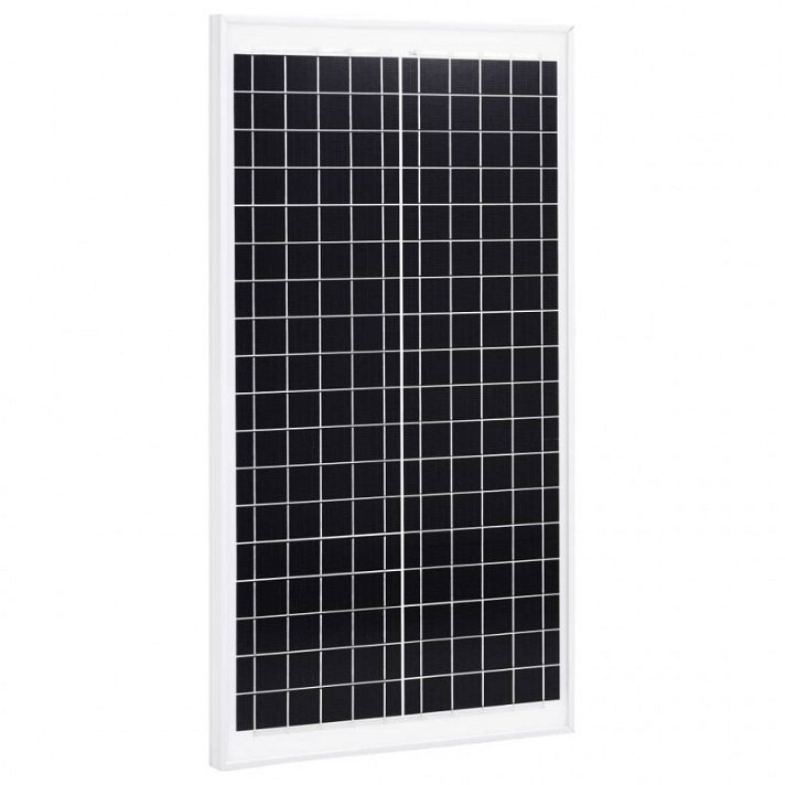 Panel solar policristalino aluminio y vidrio de seguridad 30 W Vida XL
