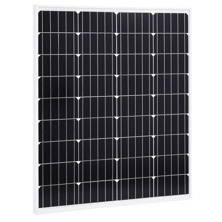 Panel solar monocristalino aluminio y vidrio de seguridad 80 W Vida XL