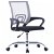 Siège de bureau pivotant avec réglage en hauteur de 85 à 95 cm couleur grise Vida XL