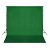 Telón de fondo para estudio de fotografía fabricado en algodón 300 cm color verde Vida XL