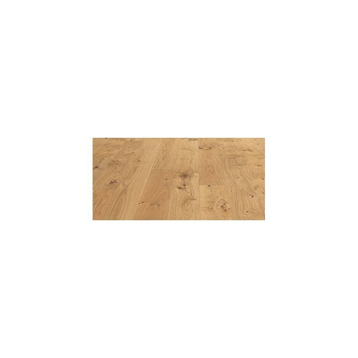Pavimento de madera natural con lamas de 220 cm de acabado roble Sauvage Retro nL HARO