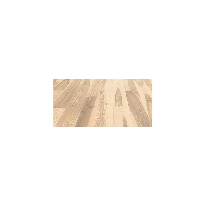 Pavimento de madera natural con lamas de 220 cm de acabado fresno blanco luz Universal Pm HARO