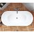 Vasca da bagno indipendente disponibile in diversi colori e dimensioni con sifone e piletta inclusi Van b10