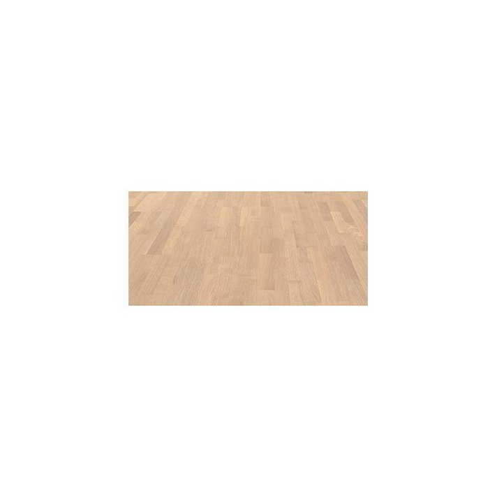Pavimento de madera natural con lamas de 220 cm de acabado roble blanco Exquisit nL HARO