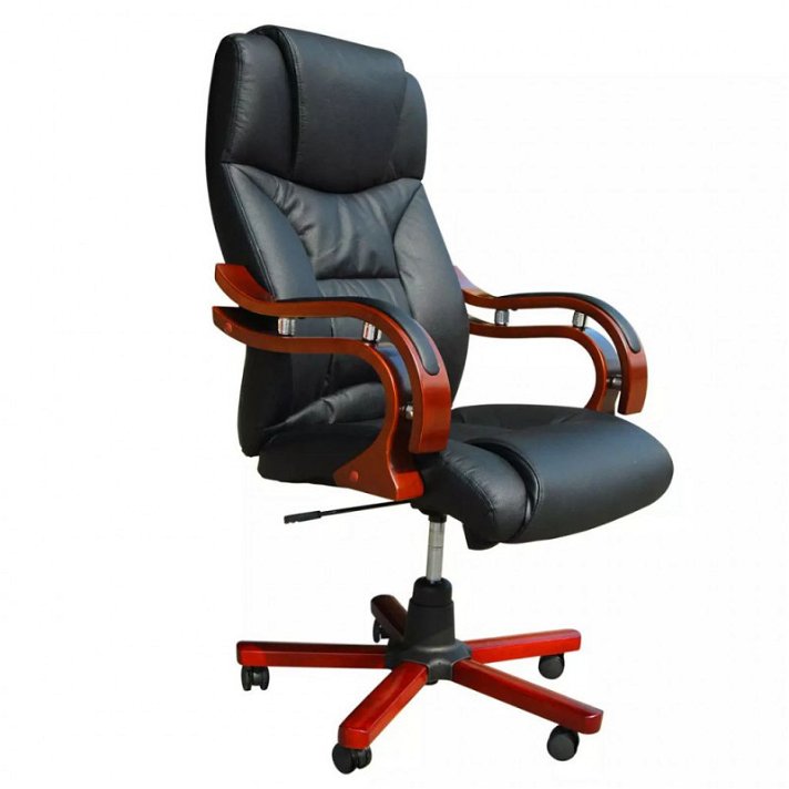 Cadeira de escritório executiva ajustável em altura 108-117 cm cor preta Vida XL