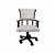 62 cm cadeira giratória branca de tecido de couro e moldura de madeira Vida XL