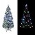 Árbol de navidad artificial Nevado con luces LED Vida XL