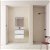 Mueble para baño con lavabo de 60 cm de ancho fabricado en tablero en un acabado blanco brillo Suki Amizuva