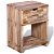Mesa de cabeceira de 38 cm em madeira de teca reciclada Vida XL