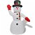 Boneco de neve inflável com luz de 240 cm Vida XL