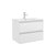 Móvel de casa de banho placas de melamina com lavatório de porcelana 2 gavetas branco brilhante lacado Spirit Salgar
