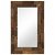 Specchio rettangolare di legno riciclato marrone Vida XL